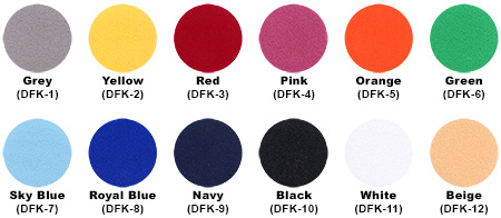 Flock Flex Colour Chart