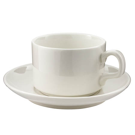 Co-m Cup saucer and spoon Co-m Cup saucer and spoon