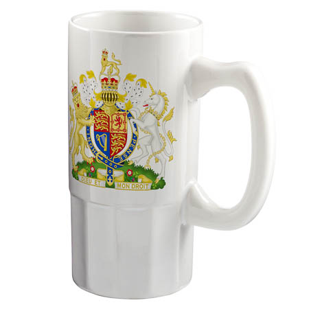 G-P1 White Ceramic Beer Mug G-P1 White Ceramic Beer Mug