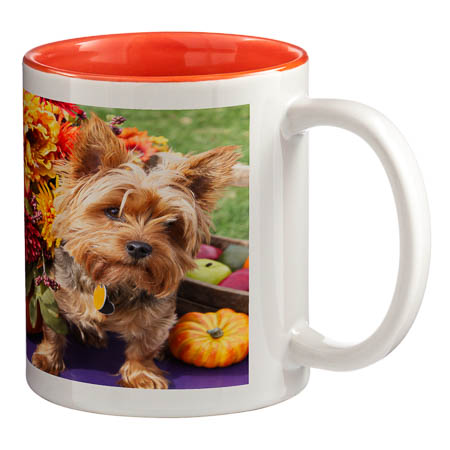 M-02 White Mug Coloured interior M-02 White Mug Coloured interior