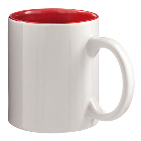 M-02 White Mug Coloured interior M-02 White Mug Coloured interior