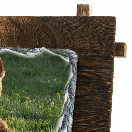 SH-38 Small Rectangular Rock Photo Wooden Frame SH-38 Small Rectangular Rock Photo Wooden Frame