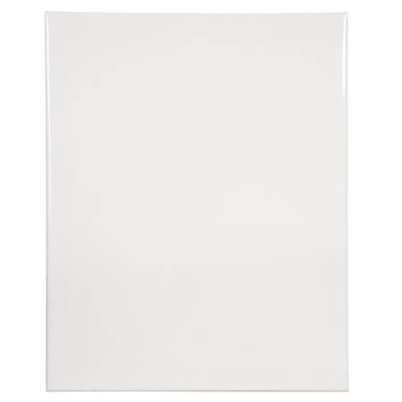 T White Ceramic Bevelled Tile T White Ceramic Bevelled Tile