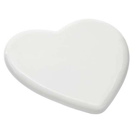 T0300 Porcelain Heart Pendant T0300 Porcelain Heart Pendant