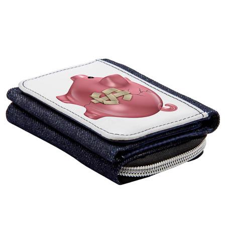 W13 Jean Canvas Wallet W13 Jean Canvas Wallet