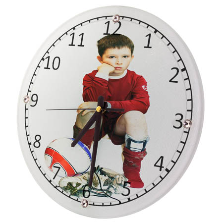 XZJPNWC158 Textured Glass Clock XZJPNWC158 Textured Glass Clock