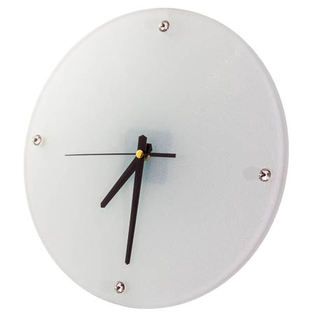 XZJPNWC158 Textured Glass Clock XZJPNWC158 Textured Glass Clock